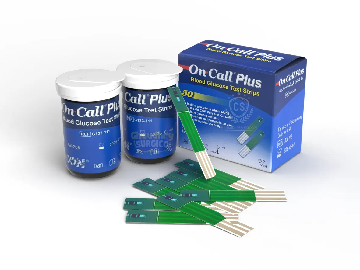 50 STRIPS PACK On Call Plus On Call EZ II Glucometer Code 690
