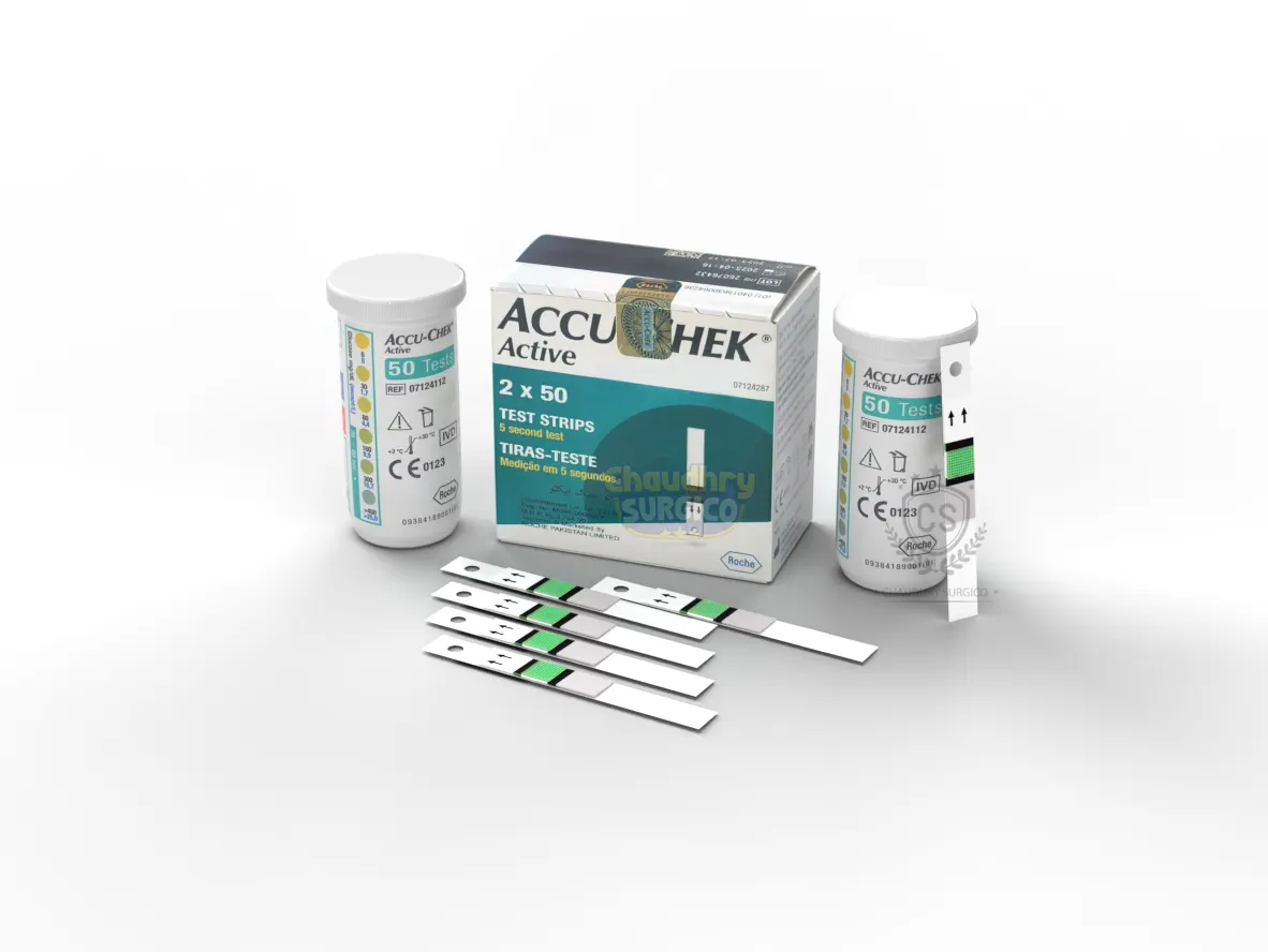 Accu chek Active Strips Pack of 100 (2 x 50)