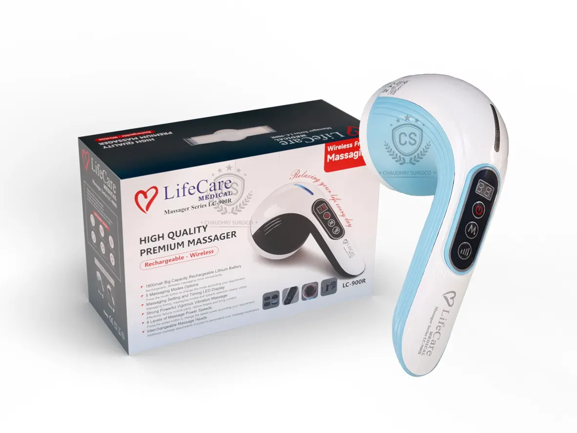 Best Quality Wireless Rechargeable Massager Machine Lifecare LC900R
